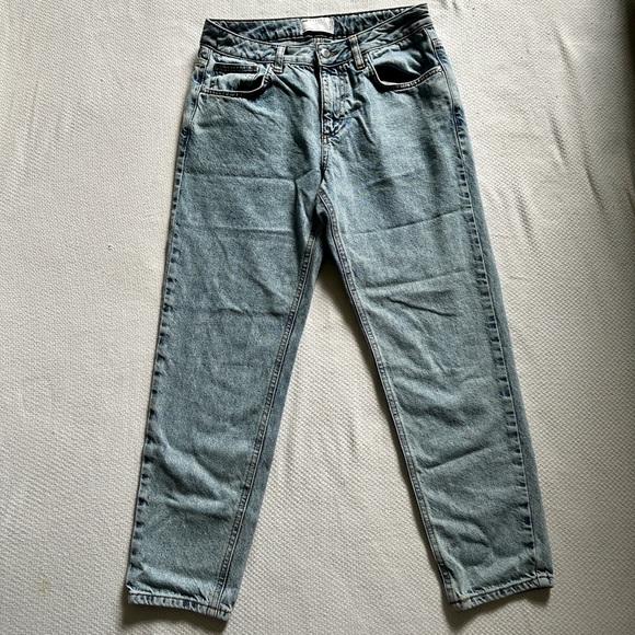 ASOS Acid Wash High Waist Mom Jeans Size 28 - Picture 5 of 9